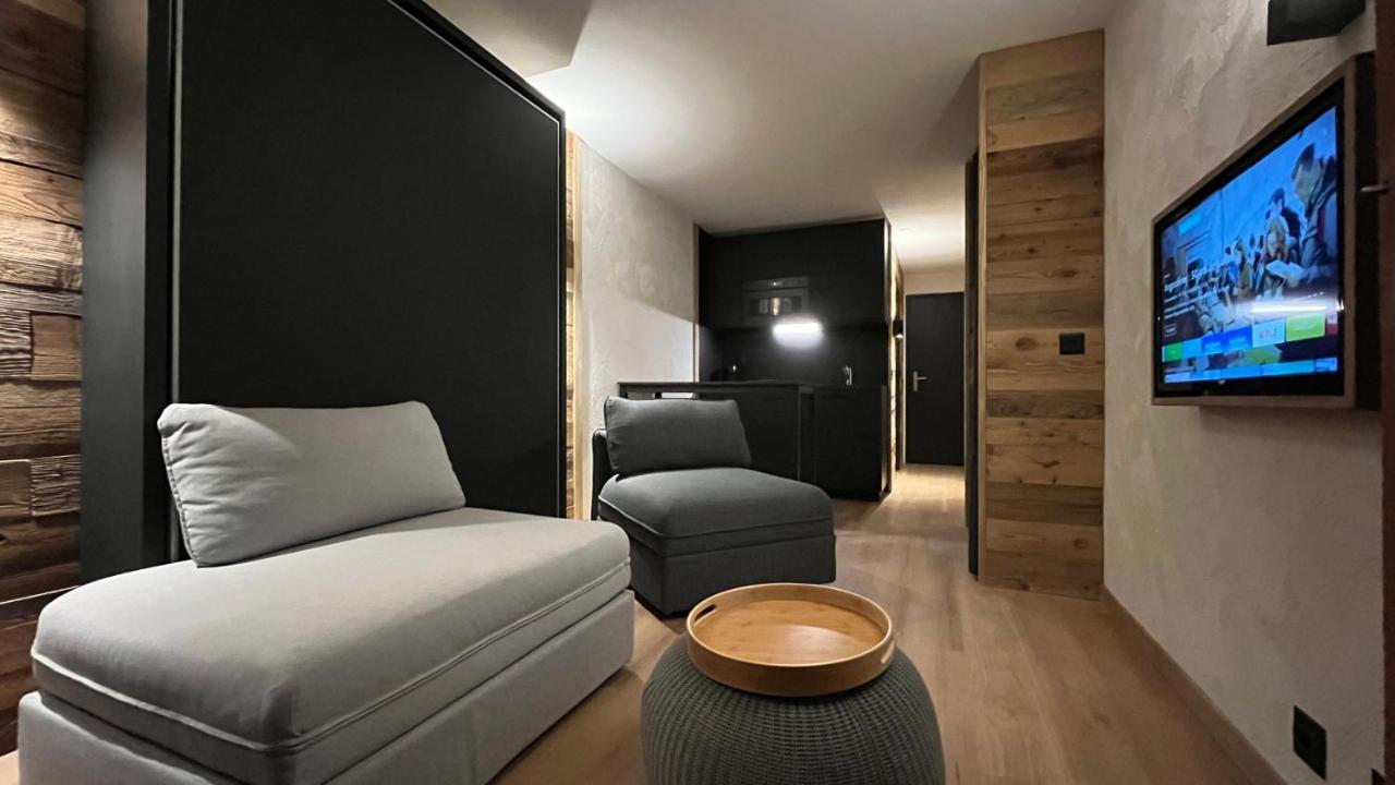 Les Cerfs - Appartement & Studio - Anzère Exterior foto