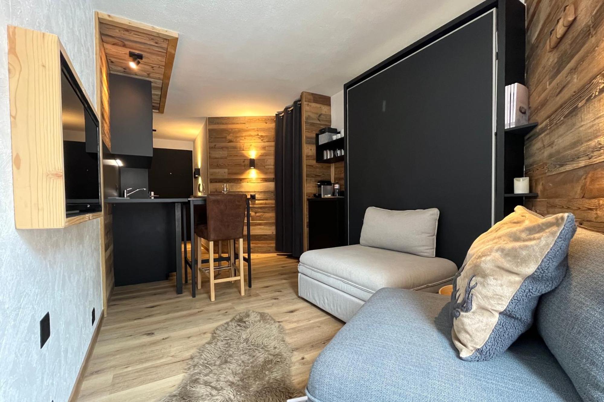 Les Cerfs - Appartement & Studio - Anzère Exterior foto