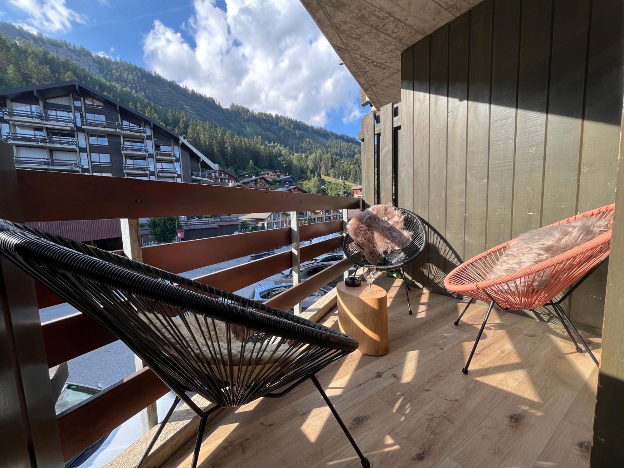 Les Cerfs - Appartement & Studio - Anzère Exterior foto